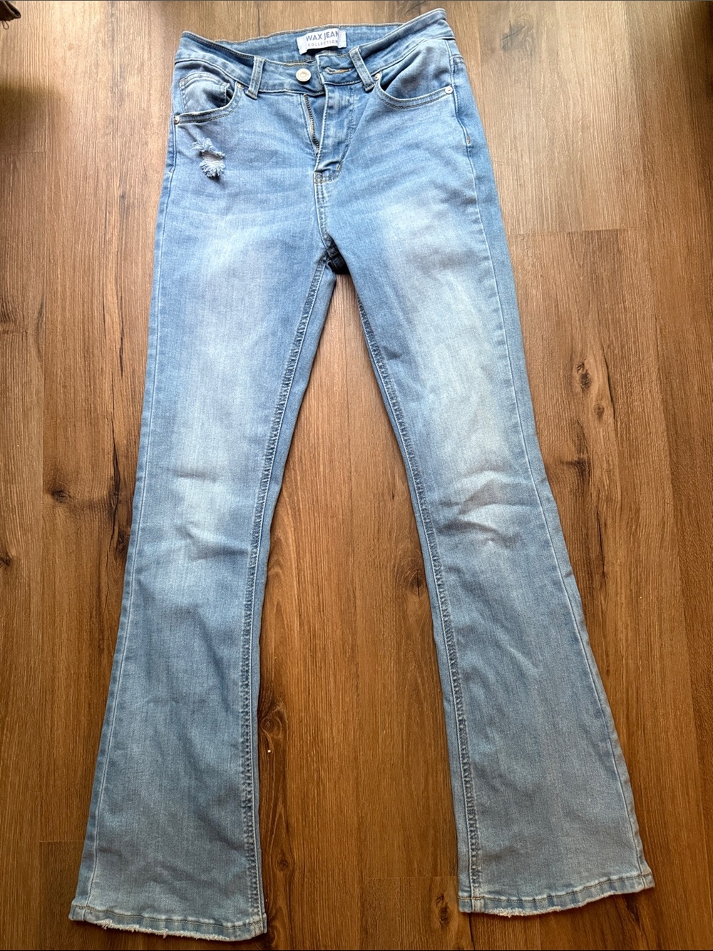 Wax Jean Light Blue Flared Women's Jeans
